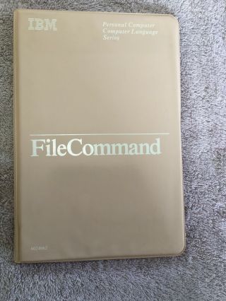 File Command - Very Early Dos Utility For The Ibm 5150 Pc