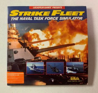 Strike Fleet For Commodore 64 Naval Task Force Lucasfilm Games Electronic Arts