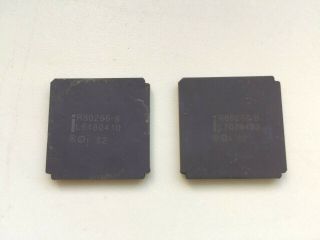 80286,  Intel R80286 - 8,  Intel 80286,  Vintage Cpu,  Gold