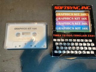Softsync Graphics Kit 16k For Timex Ts1000/sinclair Zx81