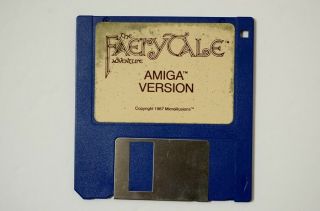 The Faery Tale Adventure Amiga 3.  5 " Floppy Disk Vtg Computer Game