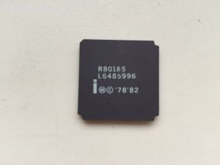 80186,  Intel R80186,  R80186,  Vintage CPU,  GOLD 3