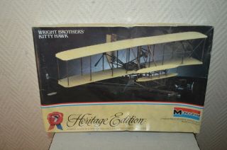 Maquette Monogram Heritage Edition Wright Brother Kitty Hawk Vintage