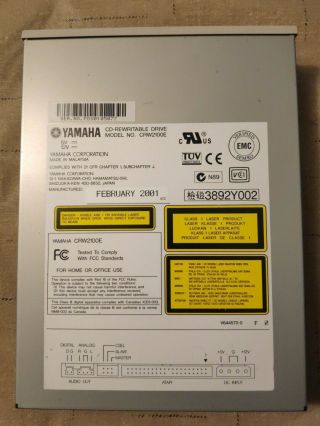 Apple Power Mac G4 Desktop Yamaha Internal Crw2100e Cd - Rw Burner Disc Drive