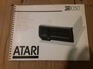 Atari Disk Drive 1050 Book Manuel 144 Pages In Color 1983