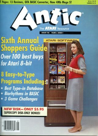 Antic - The Atari Resource - Volume 6 Number 9 - January 1988