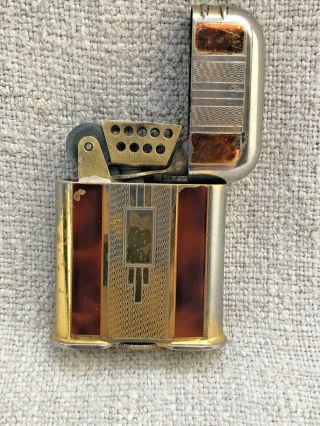 Vintage Thorens Art Deco Enamel Lighter Switzerland Fab Suisse