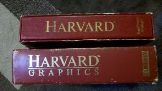 Harvard Graphics 2.  12 and Harvard Total Presentation Manager II for IBM PC etc 2