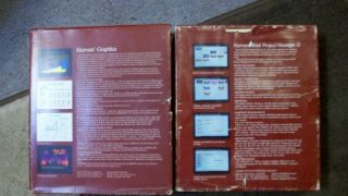 Harvard Graphics 2.  12 and Harvard Total Presentation Manager II for IBM PC etc 3