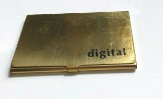 Vintage Dec Digital Equipment Company Business Card Holder