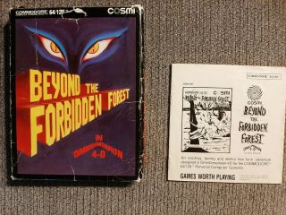 Beyond The Forbidden Forest For Commodore 64 & 128