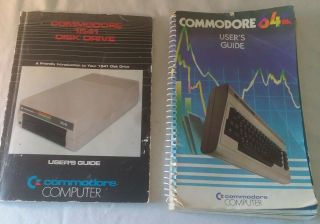 Commodore 64 Computer User Guides 1541 Vintage Disk Drive