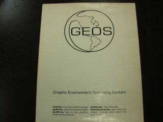 Vintage Geos 1.  2 Graphic Environment Operating System For Commodore 64 64c 128