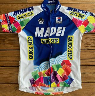 Mapei Quick - Step Vintage Team Cycling Jersey Large Usa