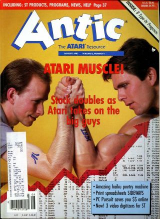 Antic - The Atari Resource - Volume 6 Number 4 - August 1987