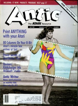 Antic - The Atari Resource - Volume 6 Number 3 - July 1987