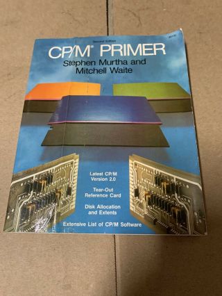 Cp/m Primer | Book By Mitchell Waite And Stephen M.  Murtha Vintage Classic