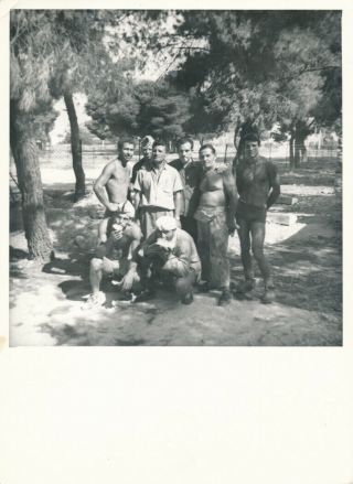 GAY INT VINTAGE PHOTO VERY HANDSOME GUY BOYS MEN WORKERS BULGE 1950s BODYBUILDER 3