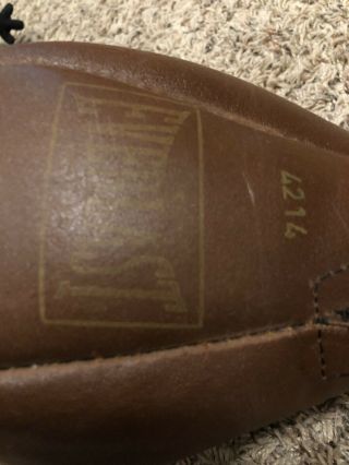 VTG Vintage Everlast Brown Leather Speed Bag 4214 With Swivel Mount 3