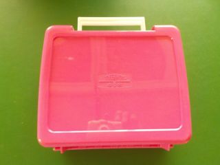 Lisa Frank Koala Bear Plastic Thermos Vintage Lunch Box Hot Pink USA 80 ' s 90s (LH 3