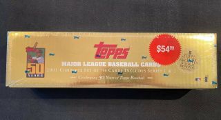 2001 Topps Baseball Gold Complete Set Series 1 & 2 / 1 - 790 / Factory