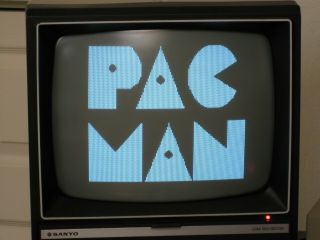Vintage 1983 Apple Ii 3 Games - Pacman,  Aquatron,  One - On - One 5 - 1/4 " -