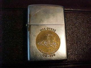 Vintage Us Military Zippo Lighter Uss Dyess Dd - 880