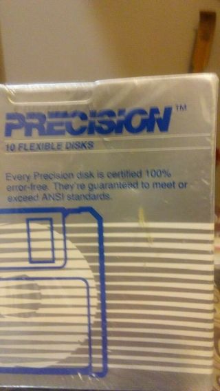 Precision Mf2hd 3 1/2 " Floppy Flexible Disks 10 Pack Double Sided Dyson