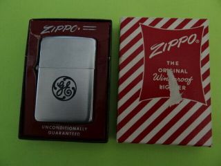 Vintage Ge General Electric Zippo Advertising Lighter