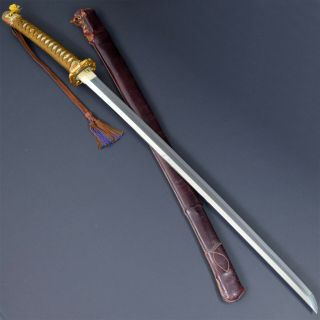 Authentic Nihonto Japanese Sword Katana Gunto Koshirae Antique Kanbun Shinto Nr