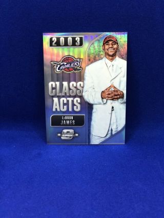 Lebron James 2018 - 19 Contenders Optic Class Acts Silver Prizm Optic Holo 4