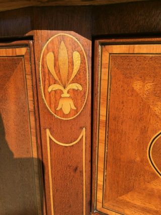 Monumental Mahogany Inlaid Sideboard Buffet at Raleigh Furniture Gallery 3