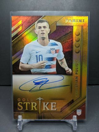 2019 - 20 Gold Standard Christian Pulisic On Card Sp Auto Team Usa Chelsea