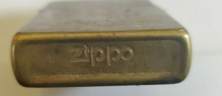 VINTAGE Brass Marlboro Zippo Lighter 3