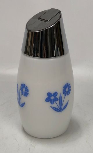 Vintage Westinghouse Gemco Blue Cornflower Sugar/Salt Spice Dispenser Shaker 2