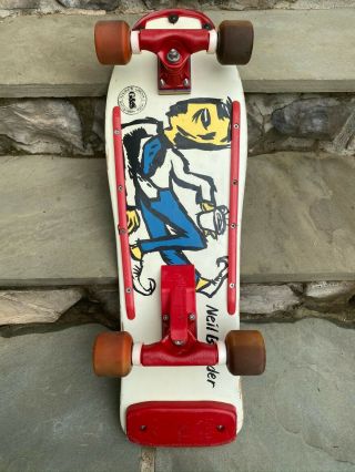 Rare 1986 Neil Blender Coffee Break Skateboard W/ All Hardware