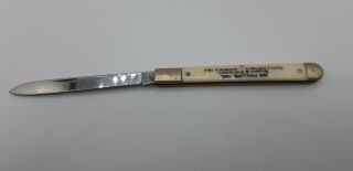 Vintage Colonial Prov Usa Serrated Edge Folding Knife Joe Phillips Inc.