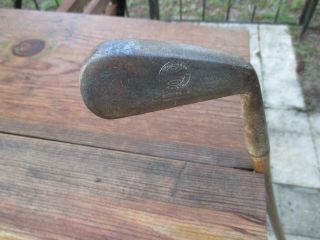 Vintage Antique Spalding Smooth Face Wood Hickory Shaft Cleek Baseball Mark 2