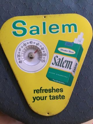 Vintage Salem Cigarette Advertising/thermometer