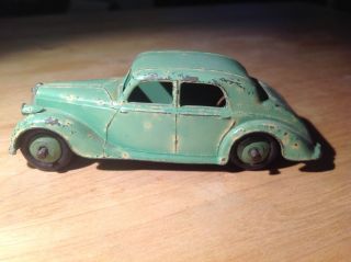 Dinky 40a Riley Saloon - Vintage Meccano - Made In England - Diecast
