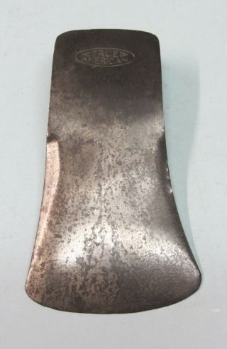 Vintage True American Mann Edge Tool Co.  Single Bit Axe Head 2 - 1/2 Pounds (10a)