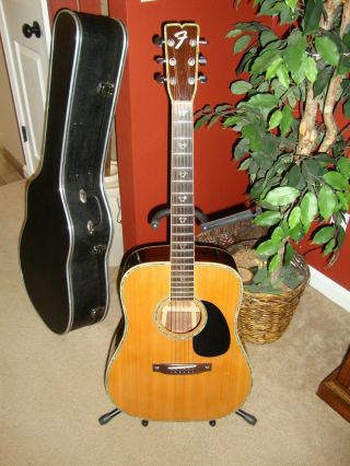 Fender F - 115 6 - String Acoustic Guitar,  Vintage 70 