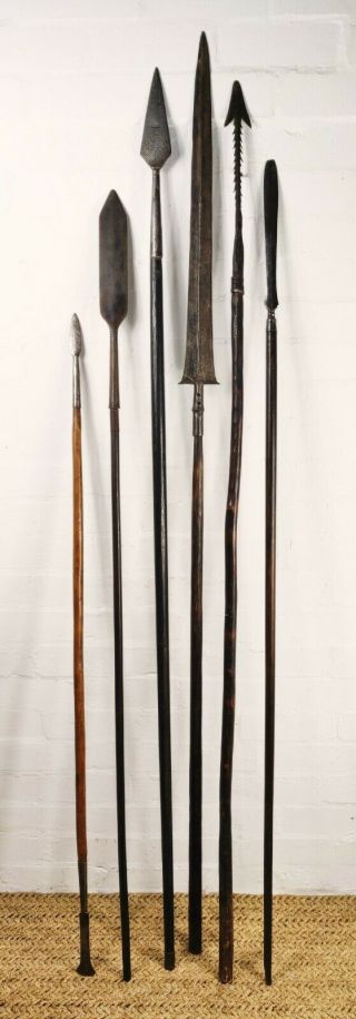 A Selection Of Six 17th Century - 18th Century Spears