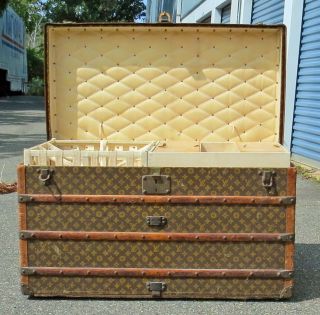 Louis Vuitton Steamer Trunk - With Multiple Compartments