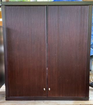 Barbara Barry for Baker Furniture Mahogany Armoire/3 - Drawer Chest 3