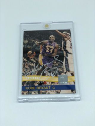 Hand Signed Kobe Bryant Auto La Lakers Goat With