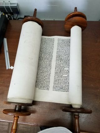 Antique Sefer Torah.  Ashkenaz Bais Yosef Poland C.  1930