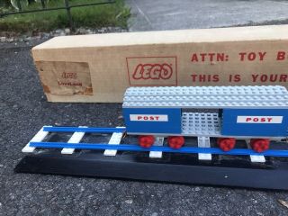 Vintage Lego 113 Motorized Train Display 1960’s Bon Marche Store Display Rare 3
