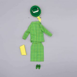 Vintage Barbie Japanese Exclusive fashion Green Suit VHTF 3