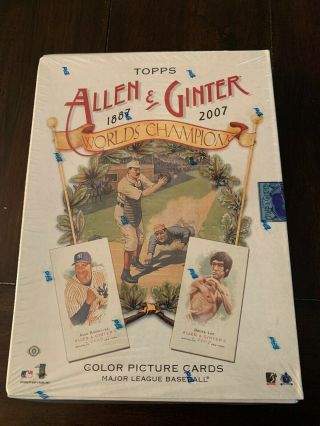 2007 - Topps Allen & Ginter World Champions Hobby Box - - Rare